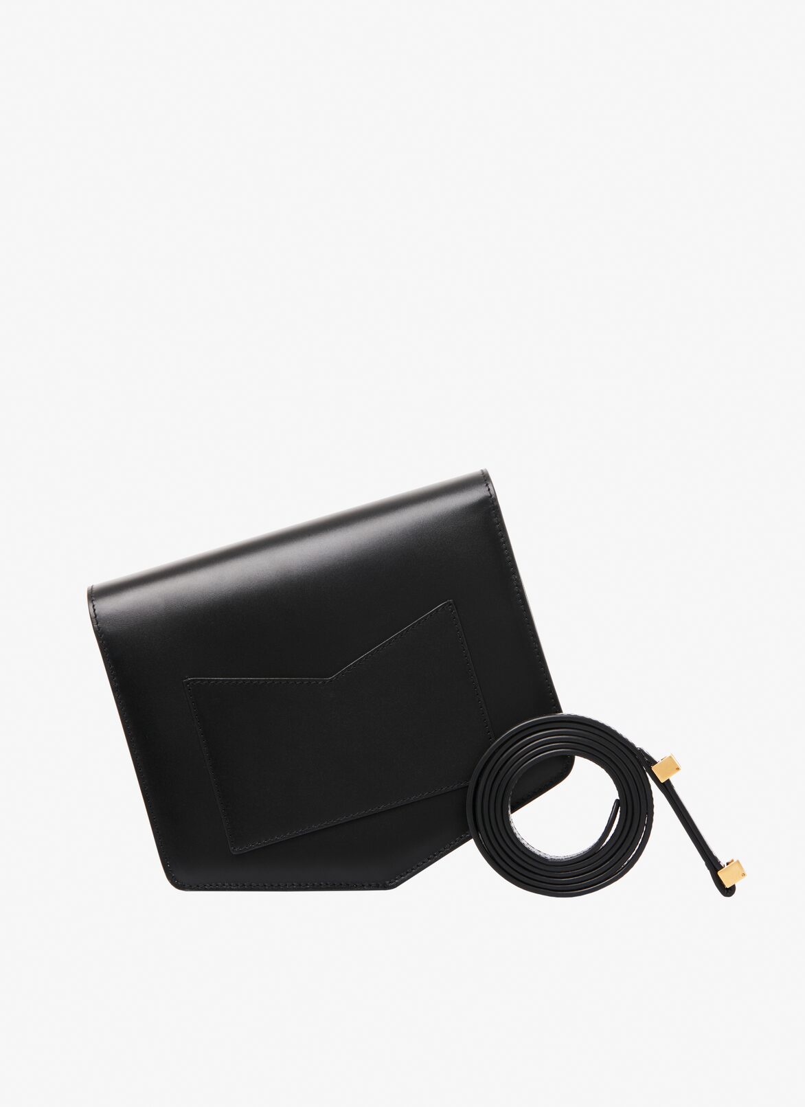 BOLSO LE PAPA DE PIEL DE BECERRO ALAÏA NEGRO BOLSO LE PAPA DE PIEL DE BECERRO